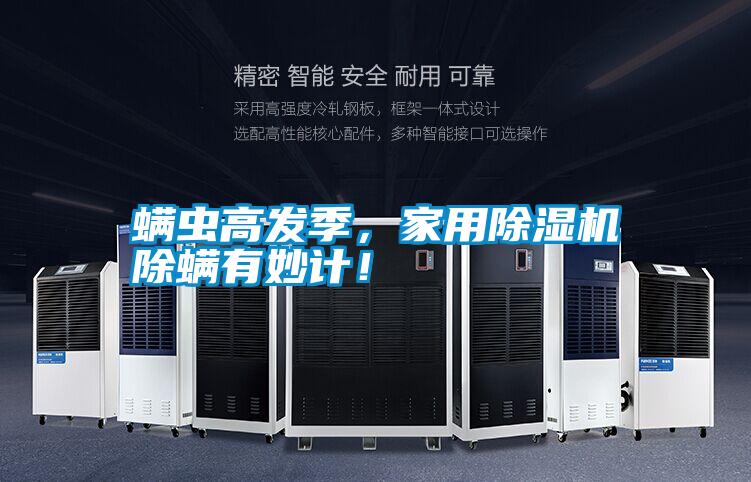 螨蟲高發季，家用除濕機除螨有妙計！