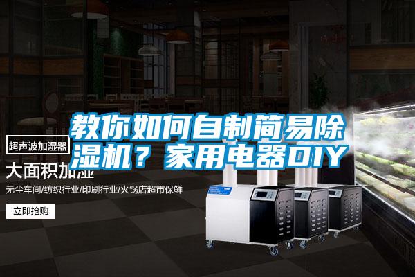 教你如何自制簡易除濕機？家用電器DIY
