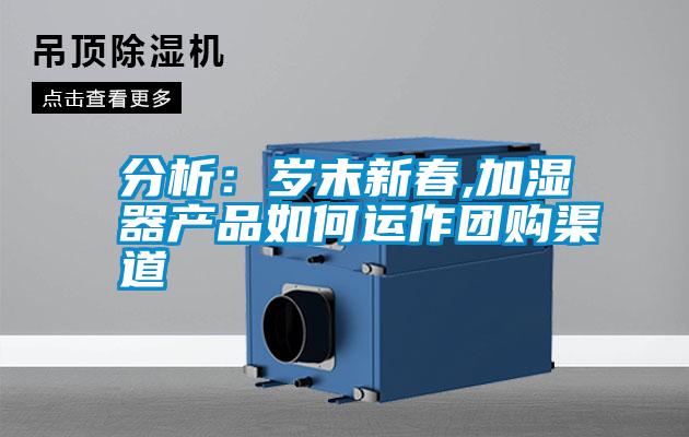 分析:歲末新春,加濕器產(chǎn)品如何運作團購渠道