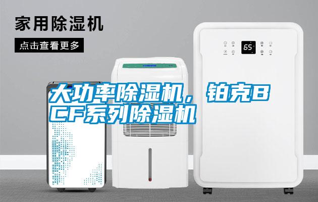 大功率除濕機，鉑克BCF系列除濕機