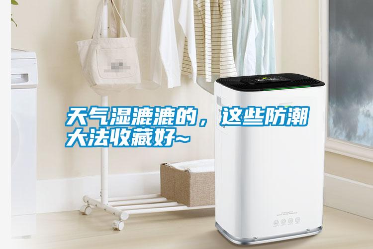 天氣濕漉漉的，這些防潮大法收藏好~