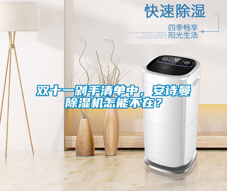 雙十一剁手清單中，安詩曼除濕機怎能不在？