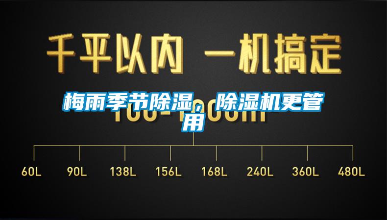 梅雨季節除濕，除濕機更管用