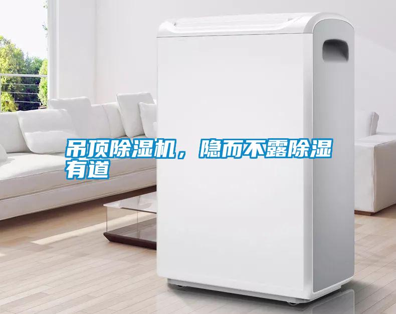 吊頂除濕機,隱而不露除濕有道