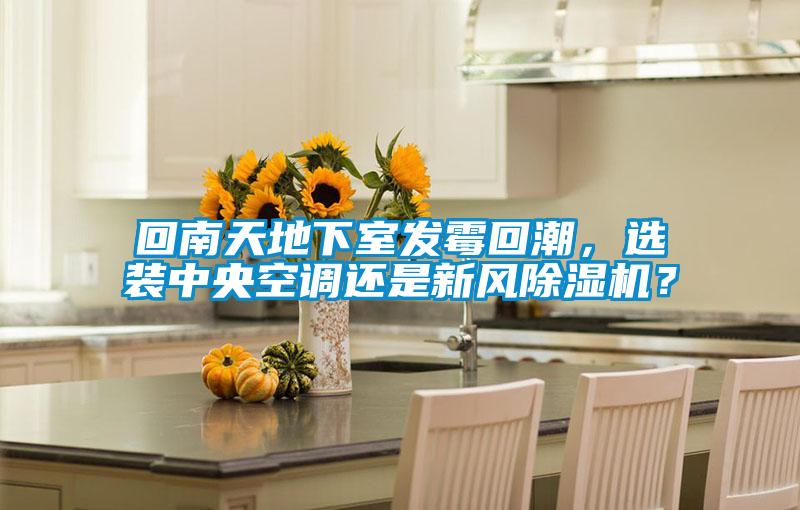 回南天地下室發(fā)霉回潮，選裝中央空調(diào)還是新風(fēng)除濕機(jī)？