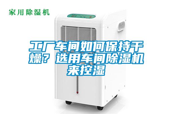 工廠車間如何保持干燥?選用車間除濕機(jī)來控濕