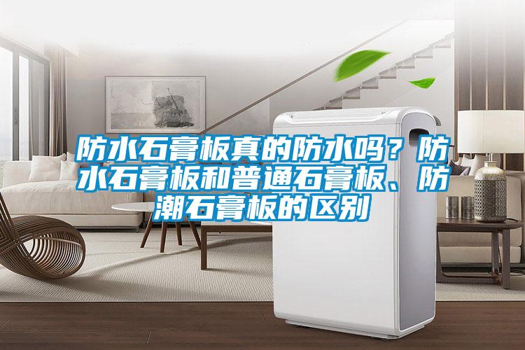 防水石膏板真的防水嗎？防水石膏板和普通石膏板、防潮石膏板的區別
