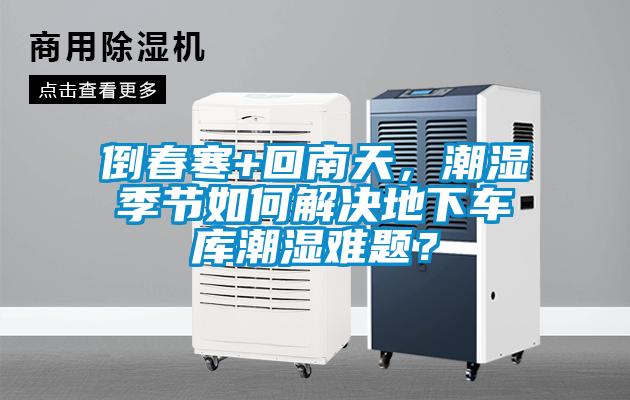 倒春寒+回南天，潮濕季節(jié)如何解決地下車庫(kù)潮濕難題？