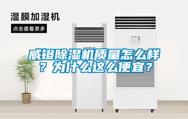 威鐙除濕機質量怎么樣？為什么這么便宜？