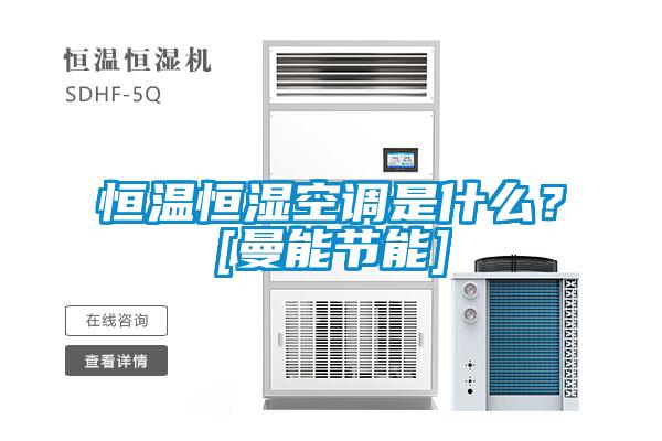恒溫恒濕空調是什么？[曼能節能]