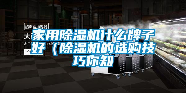 家用除濕機(jī)什么牌子好(除濕機(jī)的選購(gòu)技巧你知