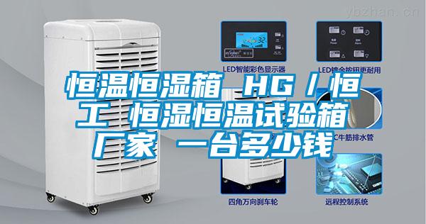 恒溫恒濕箱 HG/恒工 恒濕恒溫試驗箱廠家 一臺多少錢