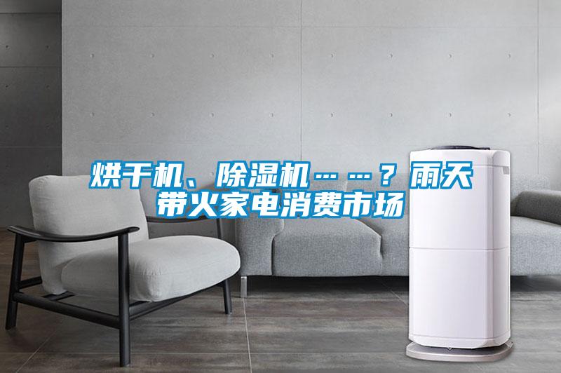 烘干機、除濕機……？雨天帶火家電消費市場