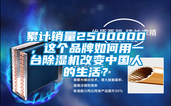 累計銷量2500000，這個品牌如何用一臺除濕機改變中國人的生活？