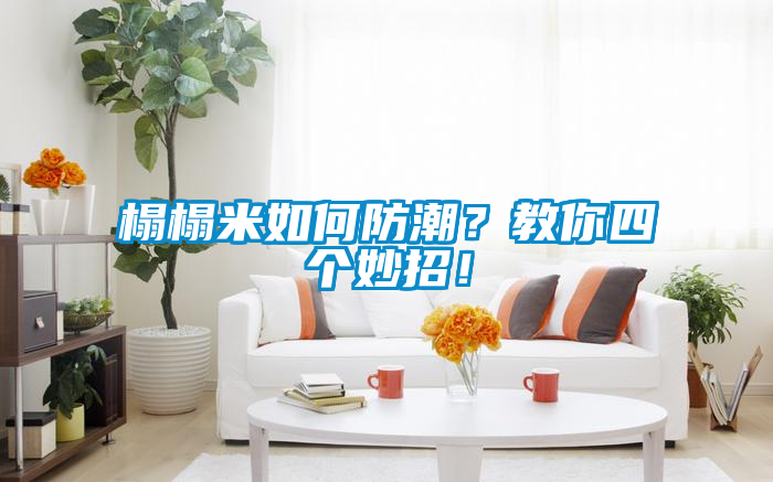 榻榻米如何防潮？教你四個(gè)妙招！