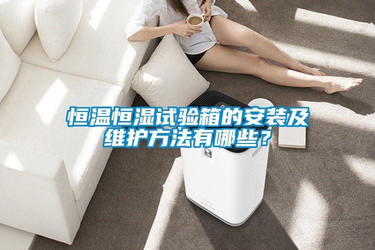 恒溫恒濕試驗箱的安裝及維護(hù)方法有哪些？