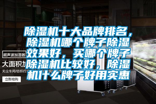 除濕機十大品牌排名,除濕機哪個牌子除濕效果好,買哪個牌子除濕機比較好,除濕機什么牌子好用實惠
