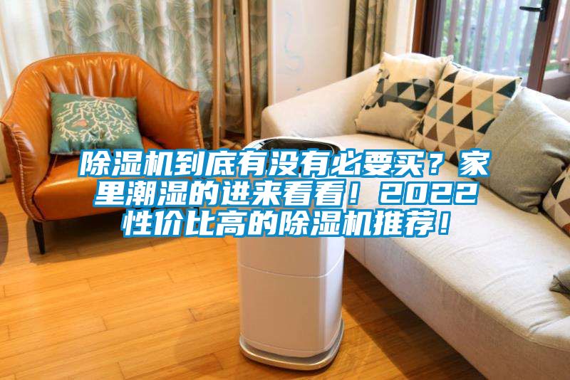 除濕機到底有沒有必要買?家里潮濕的進來看看!2022性價比高的除濕機推薦!