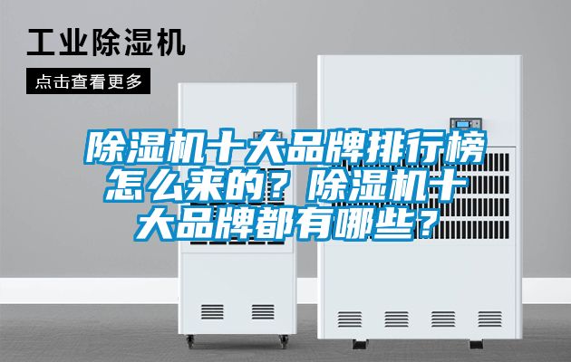 除濕機十大品牌排行榜怎么來的?除濕機十大品牌都有哪些?